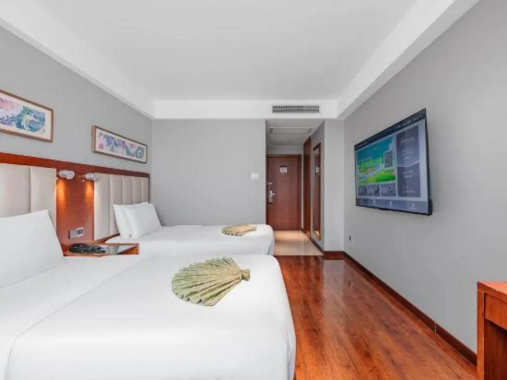 Bed in Yitel Guangzhou Pazhou Exhibition Center Chigang Metro Station