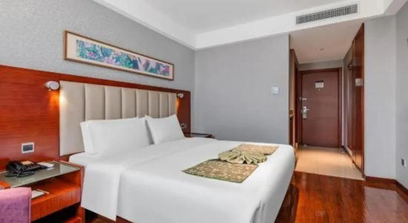 Bed in Yitel Guangzhou Pazhou Exhibition Center Chigang Metro Station