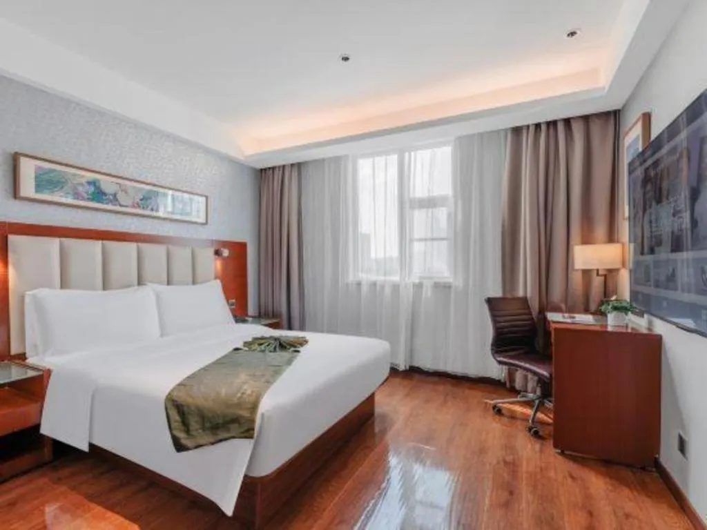 Bed in Yitel Guangzhou Pazhou Exhibition Center Chigang Metro Station