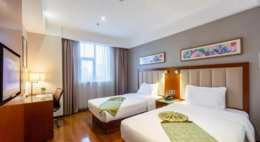 Bed in Yitel Guangzhou Pazhou Exhibition Center Chigang Metro Station