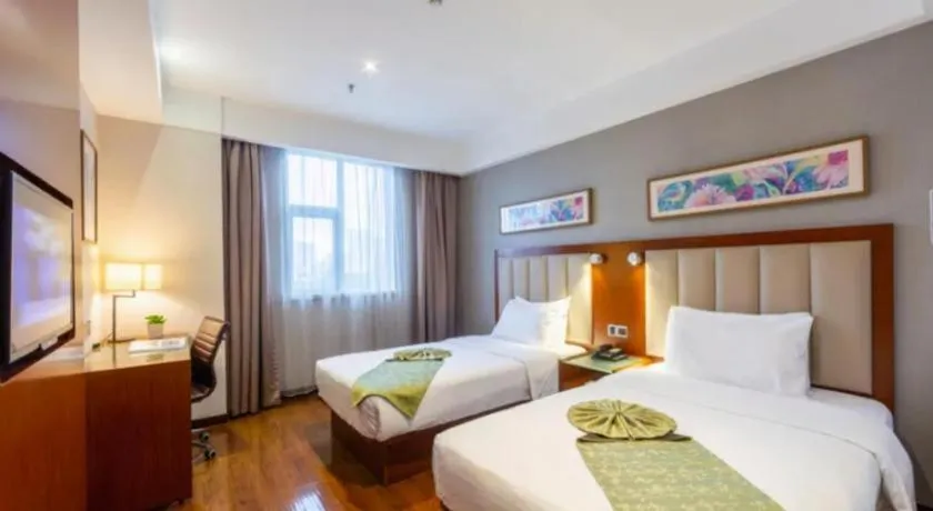 Bed in Yitel Guangzhou Pazhou Exhibition Center Chigang Metro Station