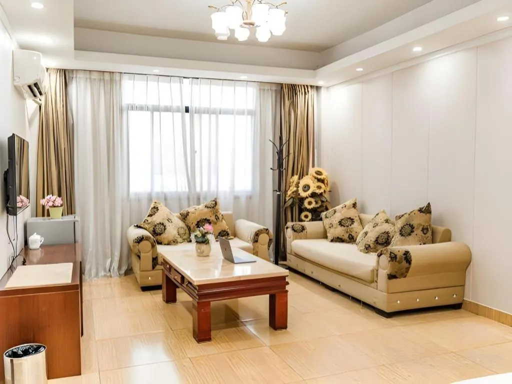 Bed in Jian Guo Grand Hotel