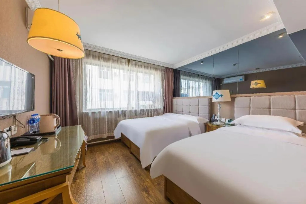 Bed in Hohhot Shanghua Boutique Hotel