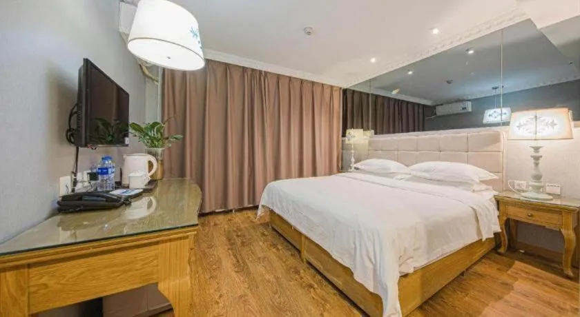 Bed in Hohhot Shanghua Boutique Hotel