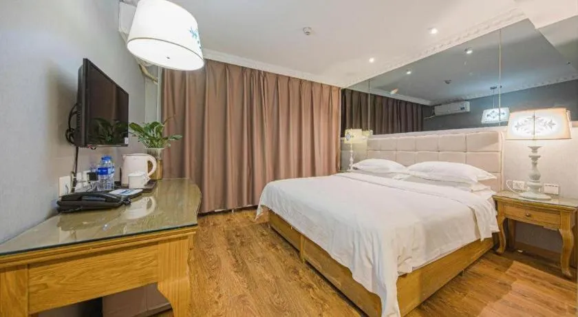 Bed in Hohhot Shanghua Boutique Hotel