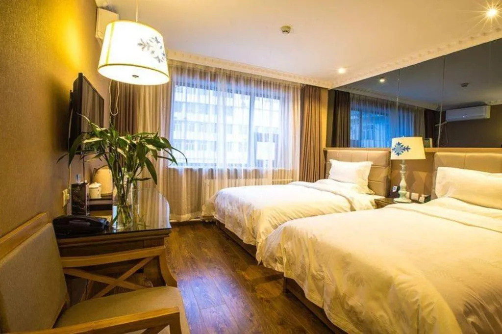 Bed in Hohhot Shanghua Boutique Hotel