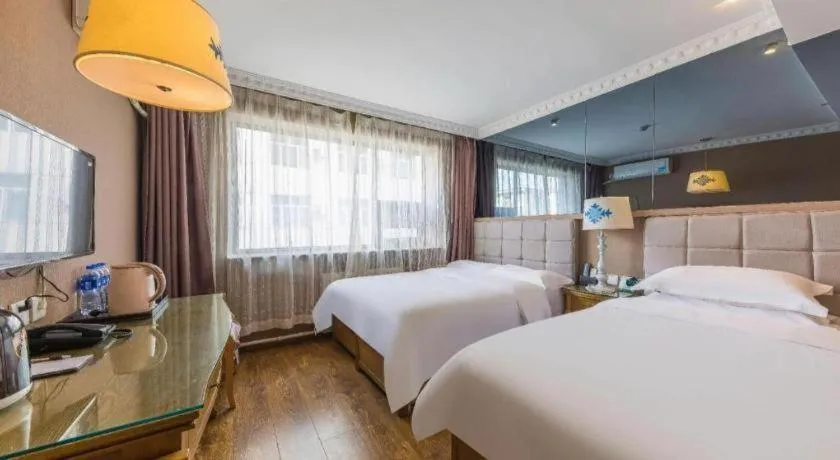 Bed in Hohhot Shanghua Boutique Hotel