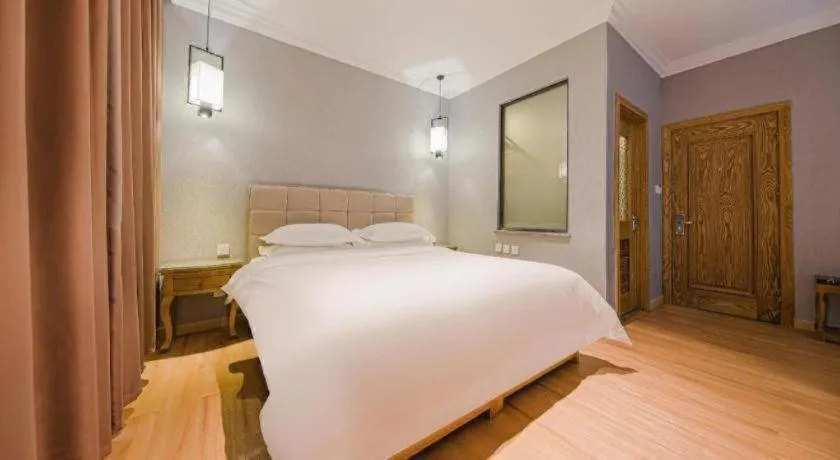 Bed in Hohhot Shanghua Boutique Hotel