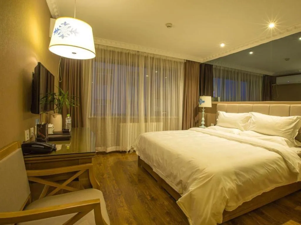 Bed in Hohhot Shanghua Boutique Hotel
