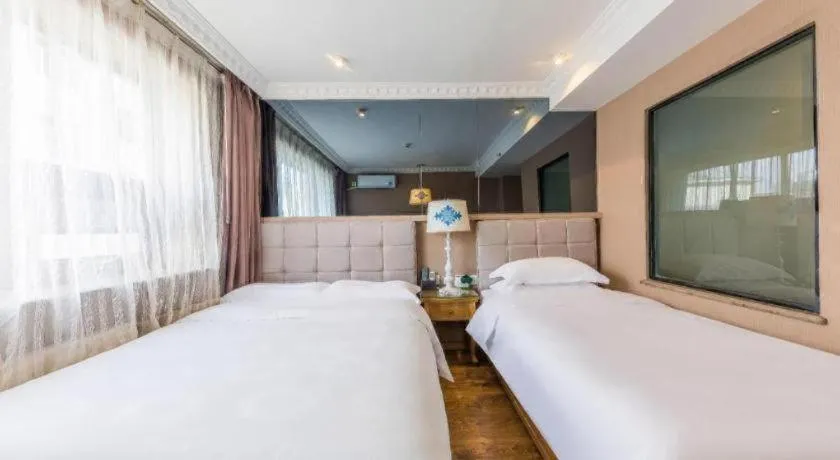 Bed in Hohhot Shanghua Boutique Hotel