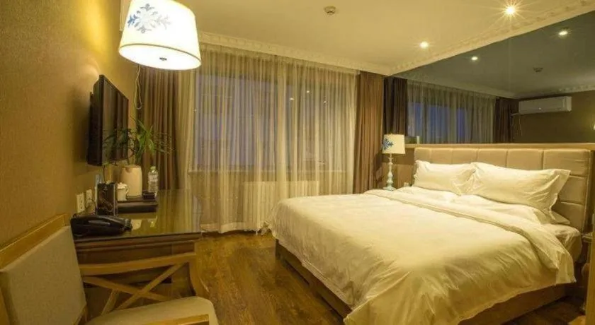 Bed in Hohhot Shanghua Boutique Hotel