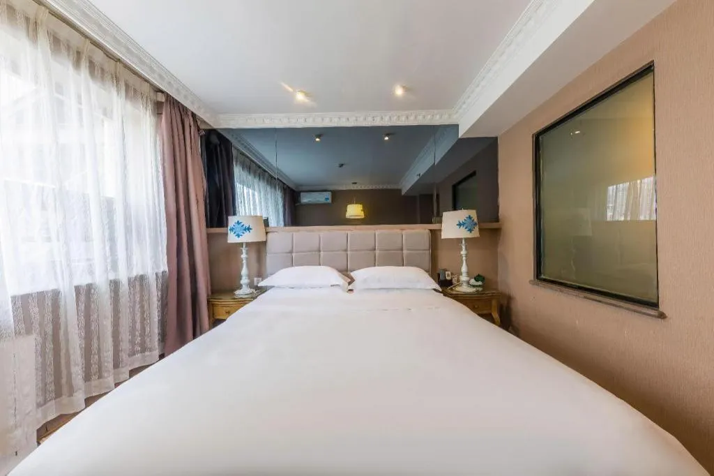 Bed in Hohhot Shanghua Boutique Hotel