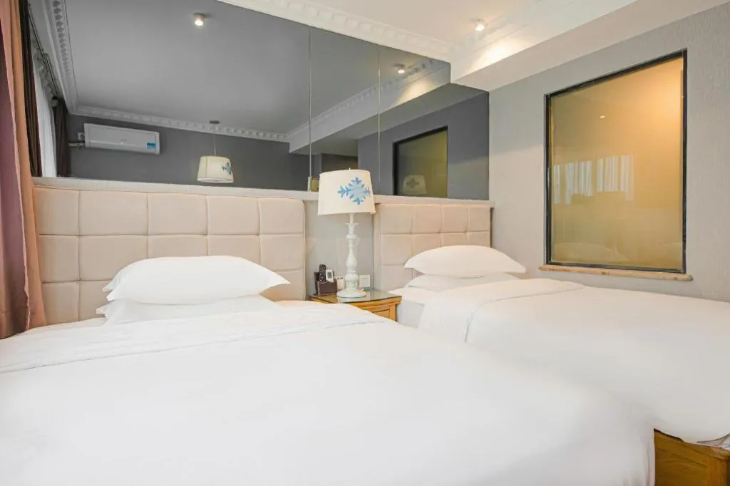 Bed in Hohhot Shanghua Boutique Hotel