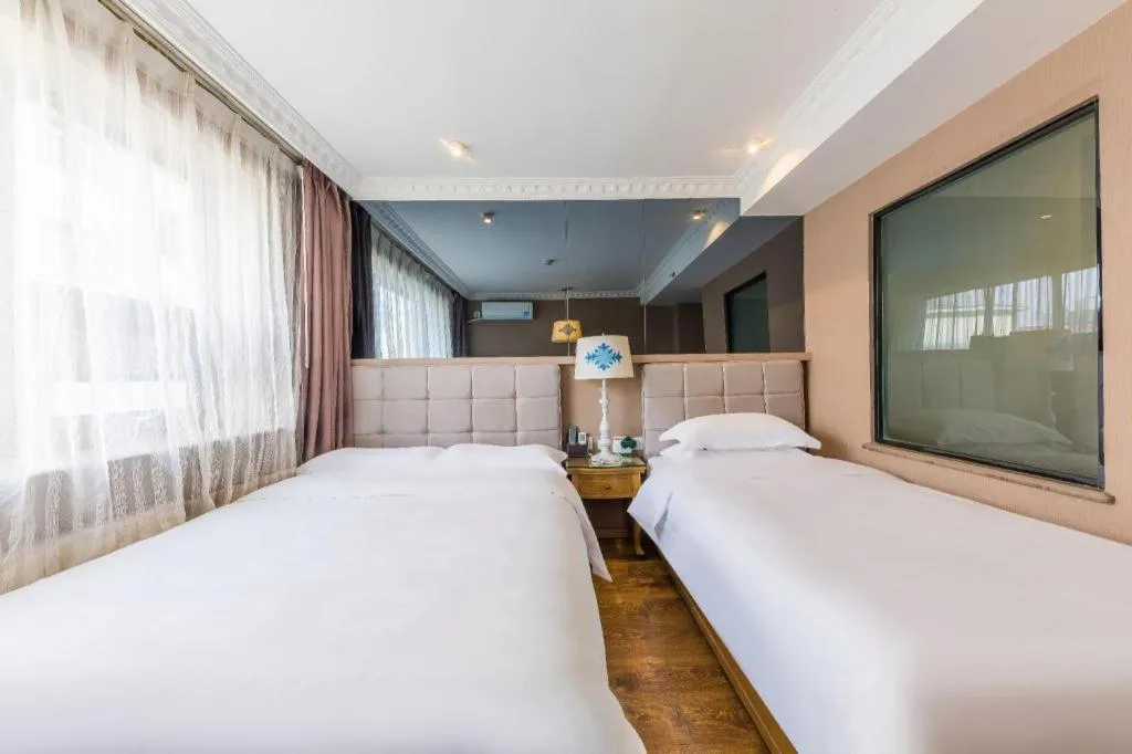 Bed in Hohhot Shanghua Boutique Hotel