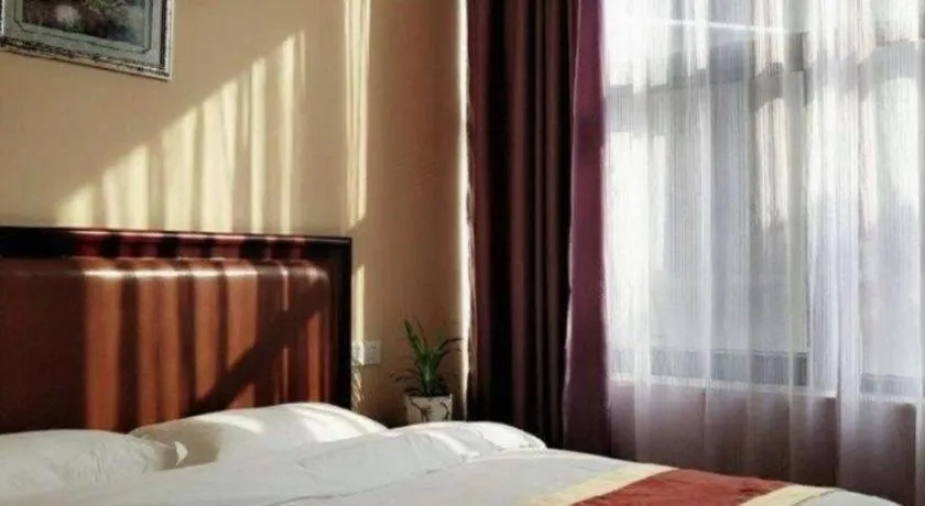 Bed in GreenTree Inn Shanghai Sheshan national tourist resort Express Hotel