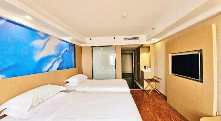 Bed in Vienna Classic Hotel Guilin Quanzhou Central Square