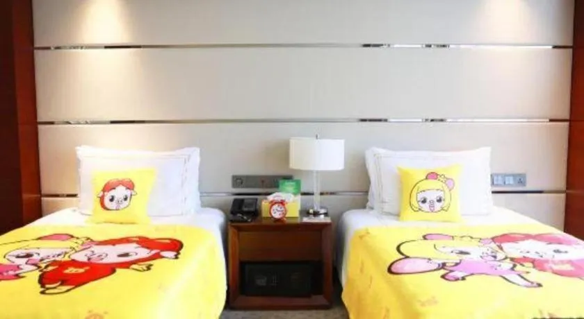 Bed in Suzhou Jinji Lake Grand Hotel