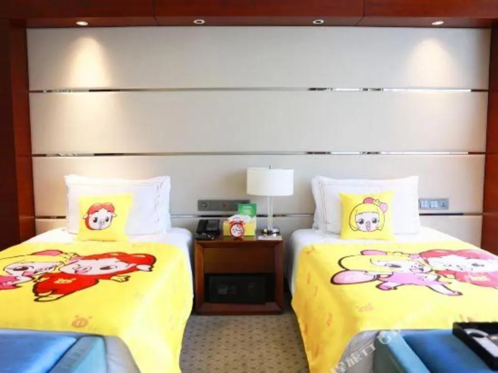 Bed in Suzhou Jinji Lake Grand Hotel