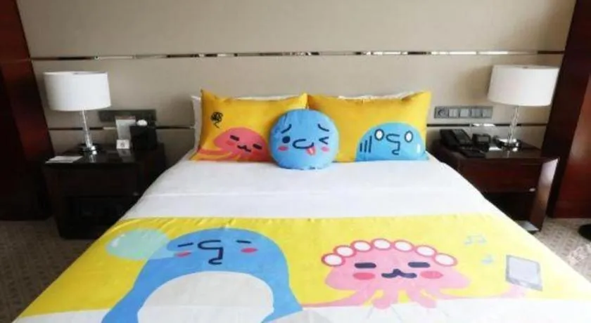 Bed in Suzhou Jinji Lake Grand Hotel