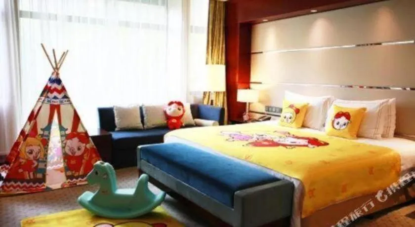 Bed in Suzhou Jinji Lake Grand Hotel