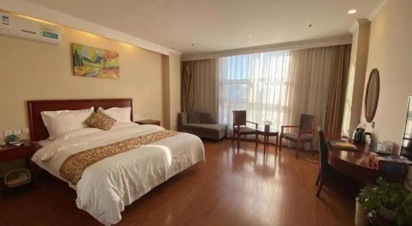 Bed in GreenTree Inn Hebei Zhangjiakou Xiahuayuan Xinchen Road Express Hotel