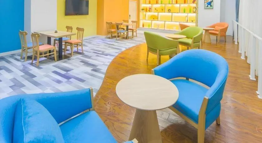 Bed in Gtel Rock City Qingdao Hotel