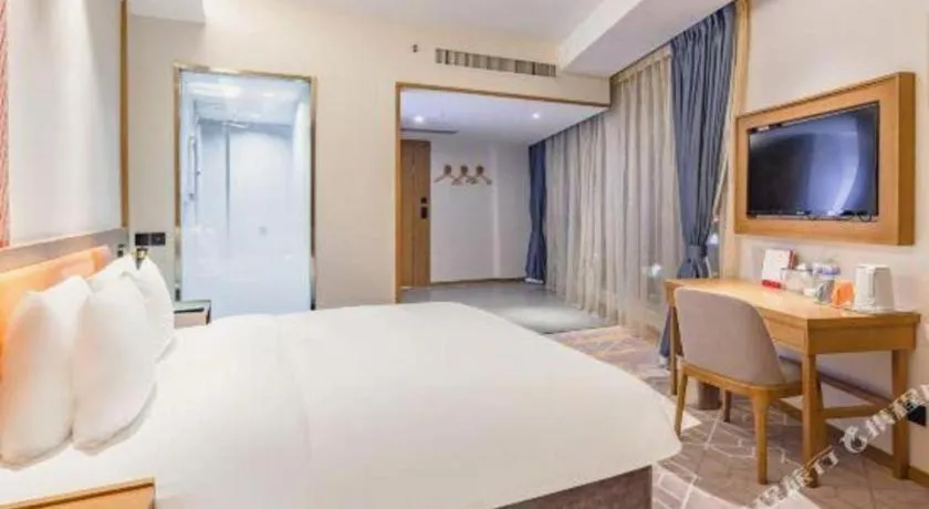 Bed in Gtel Rock City Qingdao Hotel