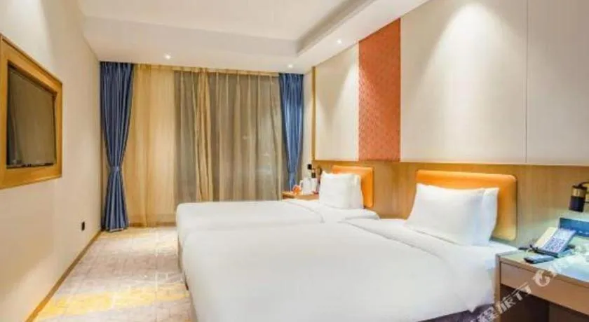 Bed in Gtel Rock City Qingdao Hotel