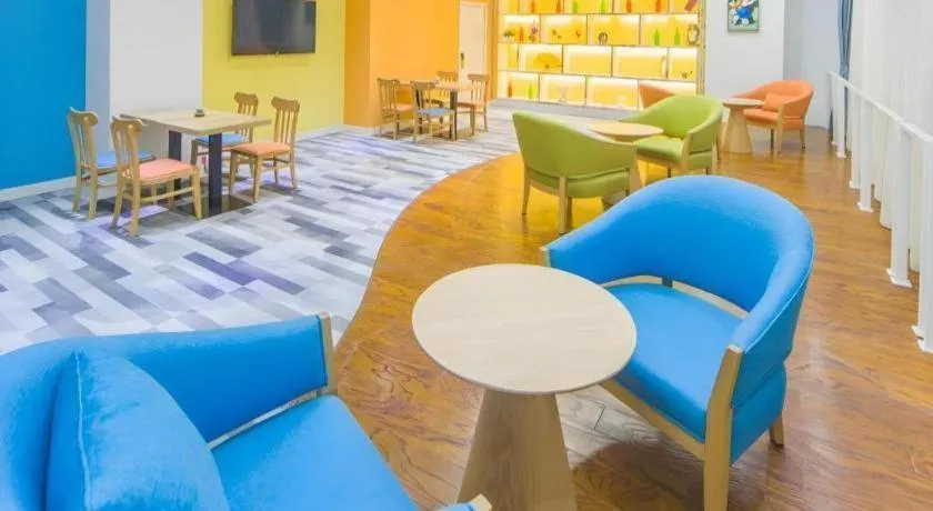 Bed in Gtel Rock City Qingdao Hotel