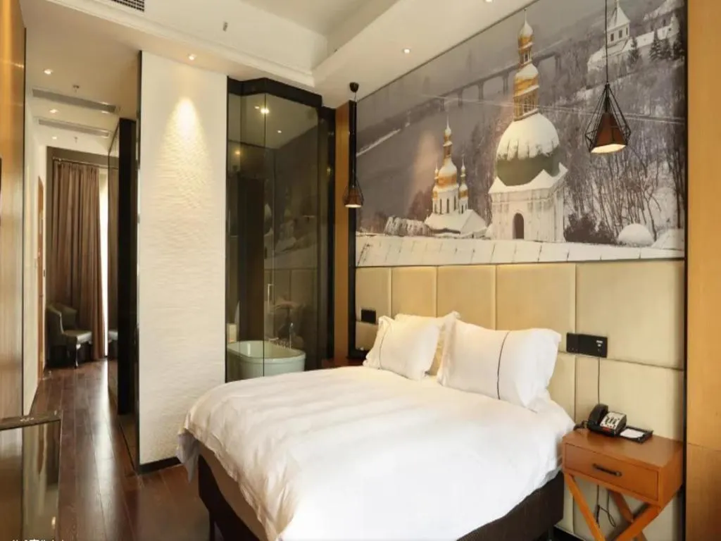 Bed in Muyra Hotel Shanghai