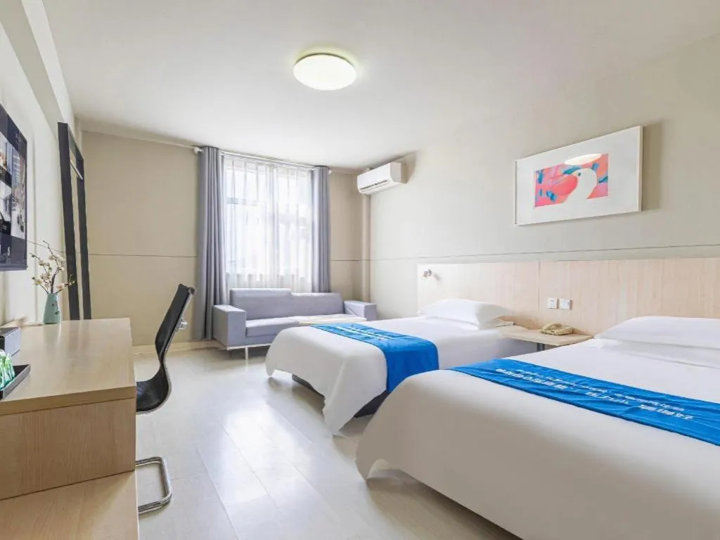 Bed in Jinjiang Inn Weihai High Speed Qingdao South Road
