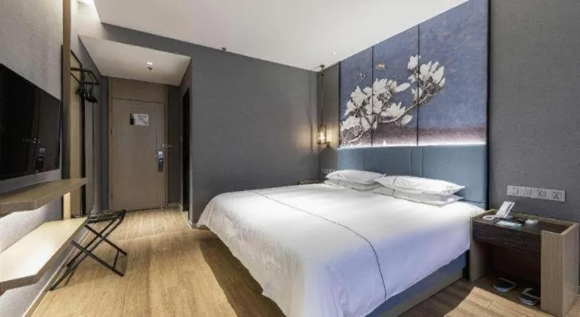 Bed in Jinjiang Inn Zhangjiagang Yangshe West Street Pedestrian Street