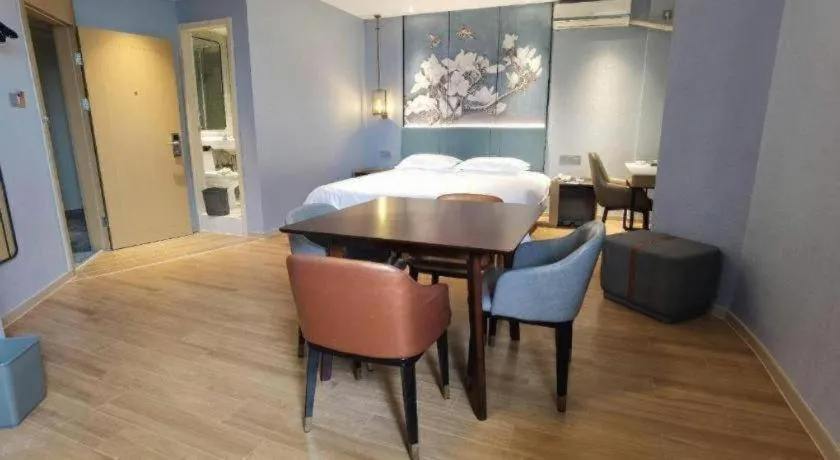 Bed in Jinjiang Inn Zhangjiagang Yangshe West Street Pedestrian Street