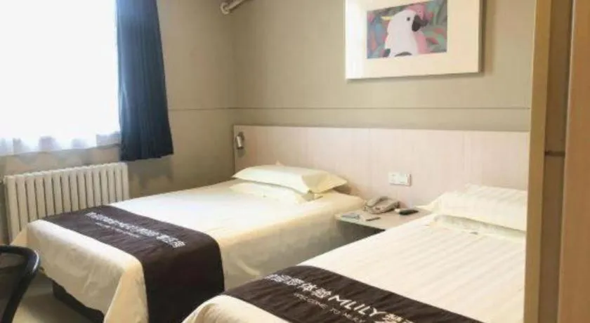 Bed in Jinjiang Inn Jiaozuo Gymnasium