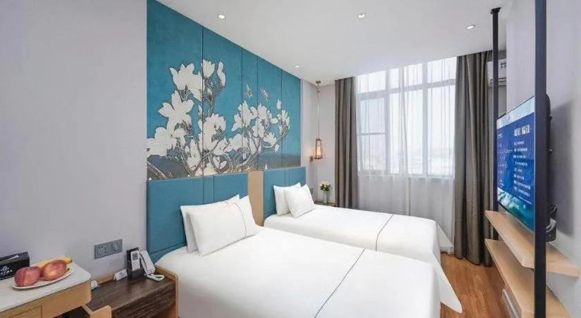 Bed in Jinjiang Inn Xuzhou Pizhou Sanchahe Road