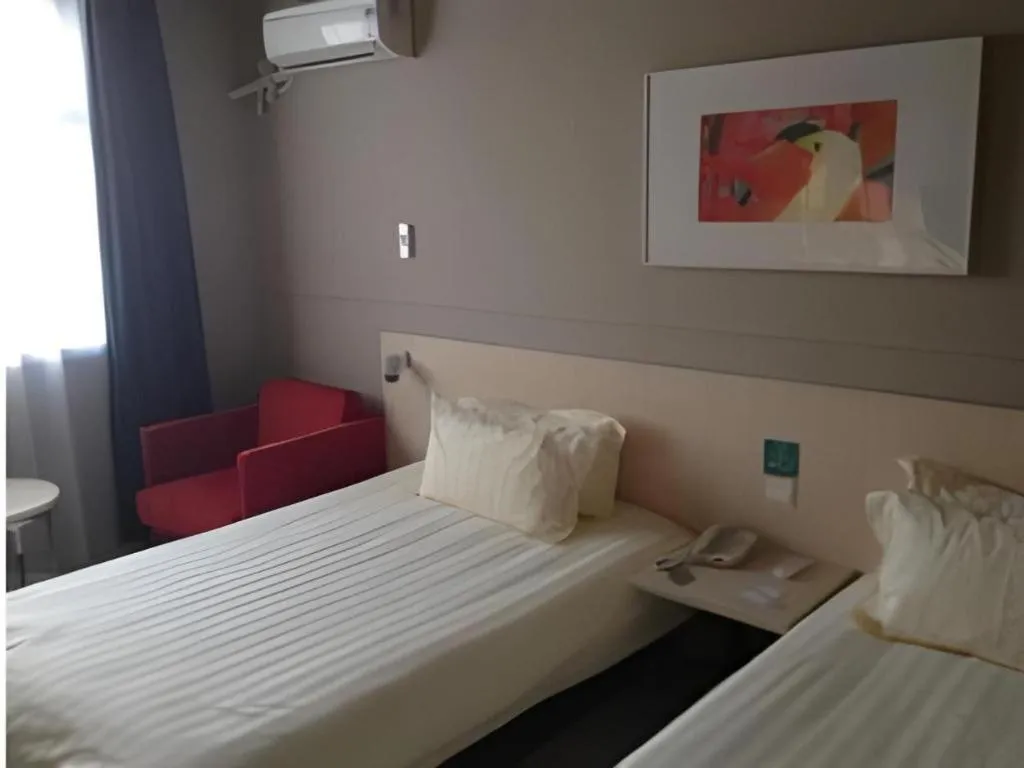 Bed in Jinjiang Inn Xuzhou Pizhou Sanchahe Road