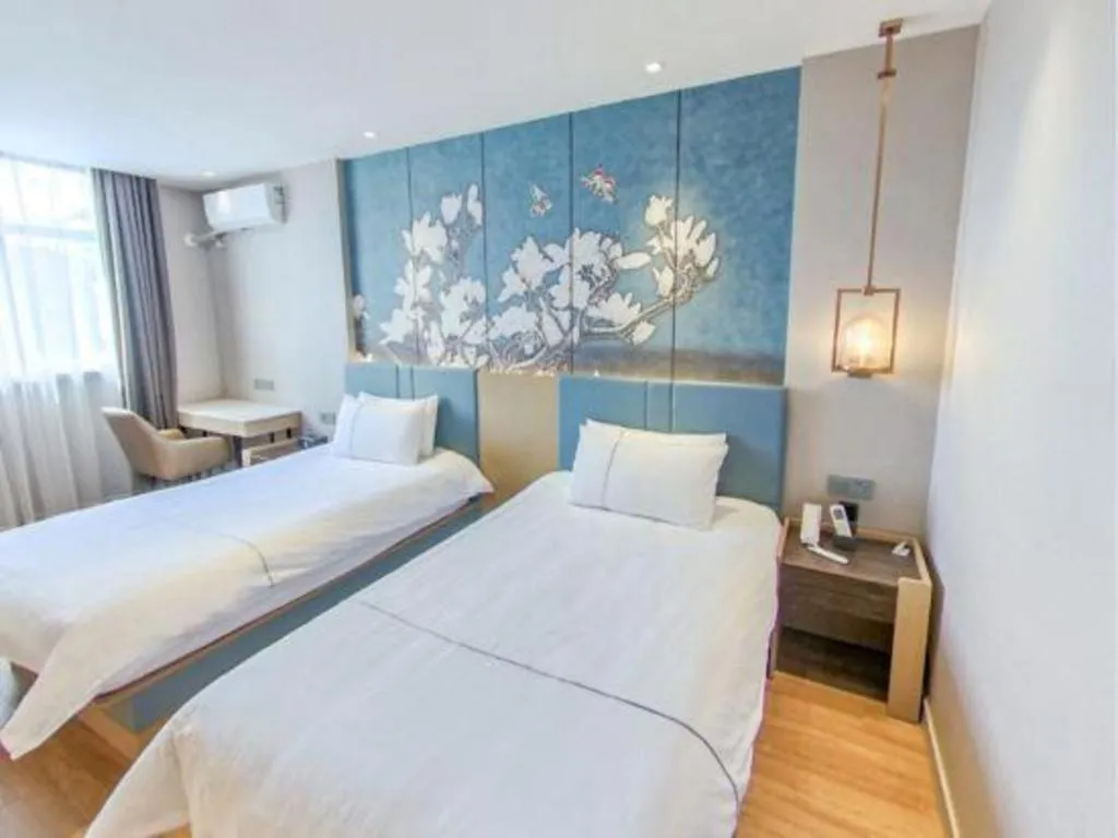 Bed in Jinjiang Inn Xuzhou Pizhou Sanchahe Road