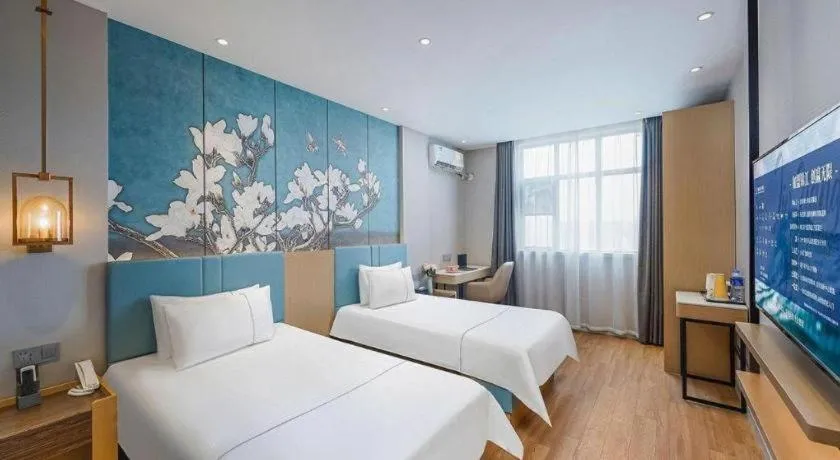 Bed in Jinjiang Inn Xuzhou Pizhou Sanchahe Road