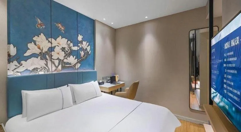 Bed in Jinjiang Inn Xuzhou Pizhou Sanchahe Road