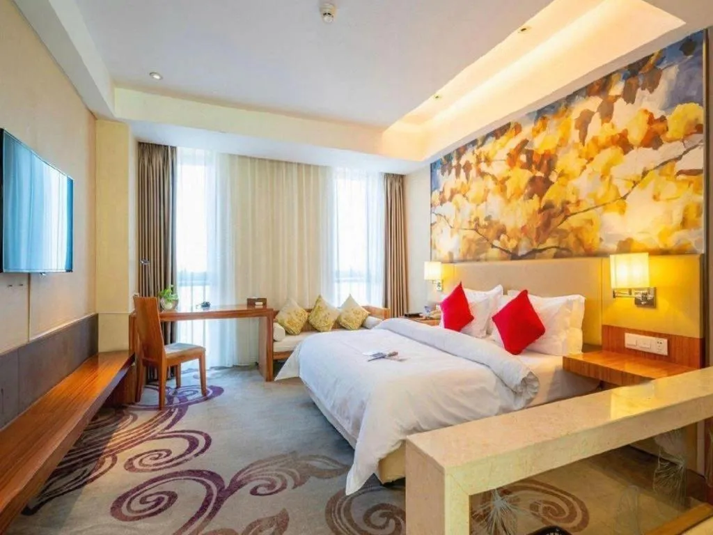 Bed in Jinjiang Metropolo Hotel - Taizhou Wanda Plaza
