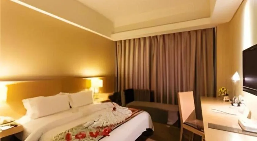 Bed in Jinjiang Metropolo Hotel - Langfang Wanda Plaza