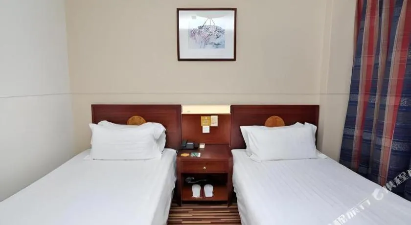 Bed in Jinjiang Inn Shanghai North Bund Yangpu Bridge Branch