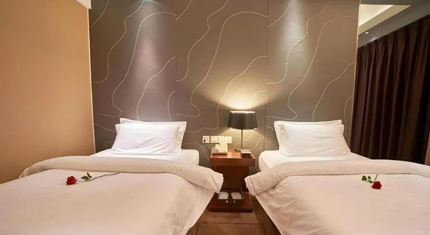 Bed in Metropolo Hotel Shijiazhuang Yuhua Wanda Plaza