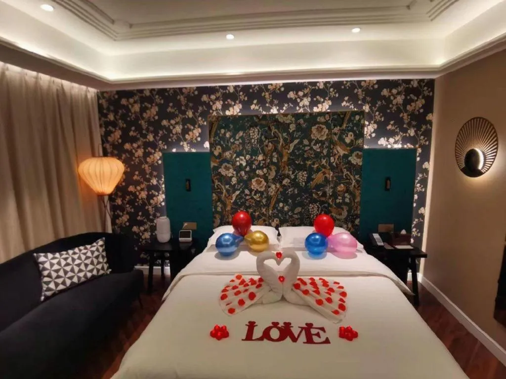 Bed in Metropolo Hotel Shijiazhuang Yuhua Wanda Plaza