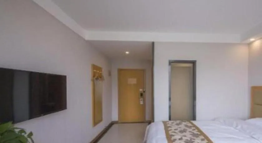 Bed in GreenTree Inn Jiangsu Xuzhou Western 3rd Ring Road Xiyuan Express Hotel