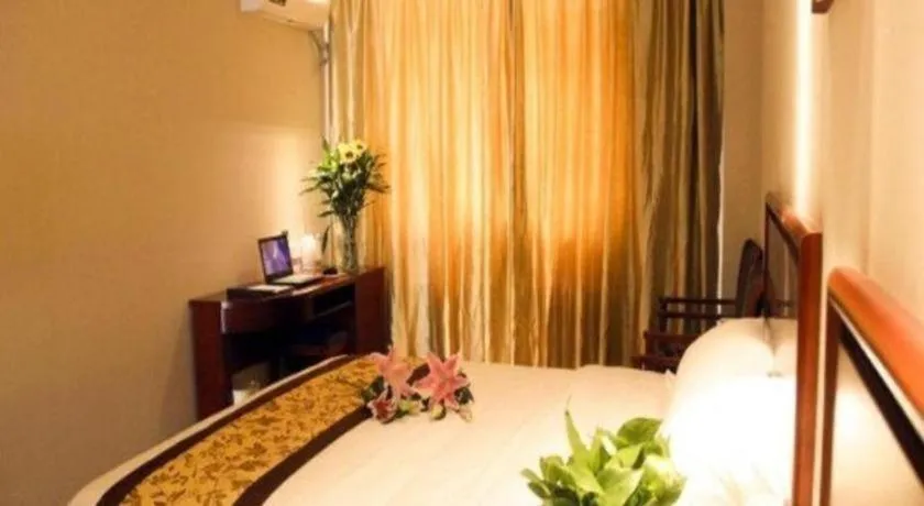 Bed in GreenTree Inn ShanDong Yantai Yantai University Business Hotel