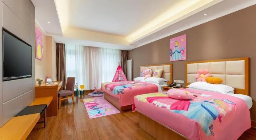 Bed in GreenTree Inn Shandong Taian Feicheng Xincheng Road Business Hotel