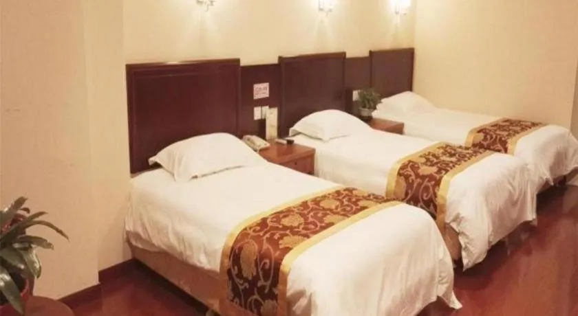 Bed in GreenTree Alliance Zhejiang Zhoushan Putuoshan Zhujiajian Scenic Spot Hotel