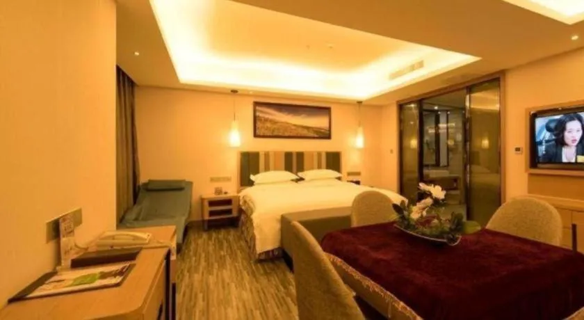 Bed in GreenTree Eastern Bijie Qixingguan Zhaoshanghuayuan Hotel