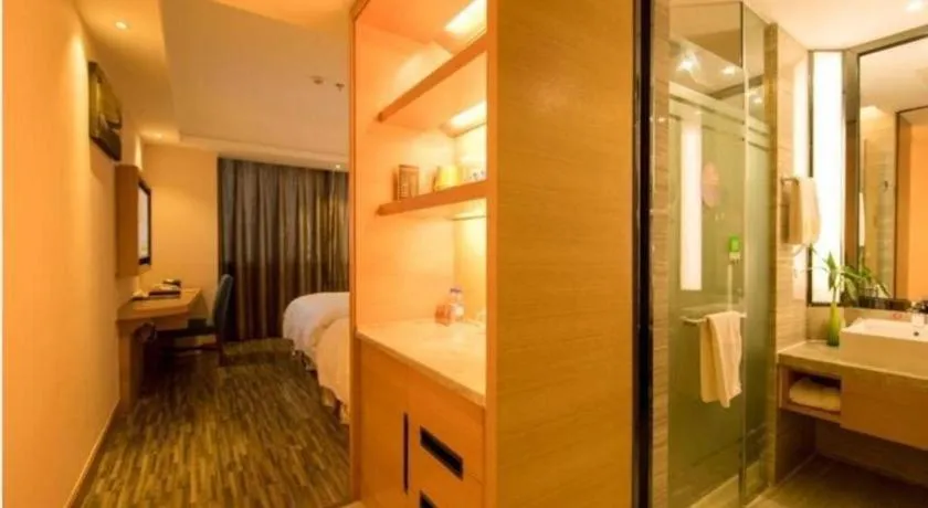 Bed in GreenTree Eastern Bijie Qixingguan Zhaoshanghuayuan Hotel